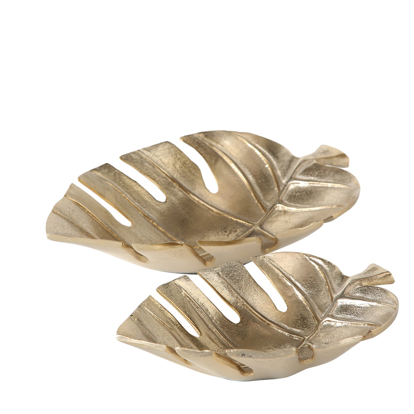 B MONSTERA Gold design Table decoration